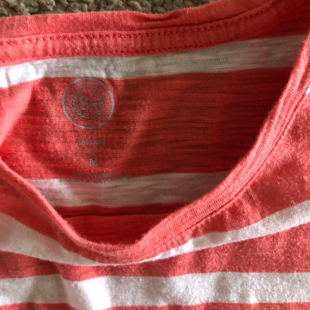 💐Horizontal Stripe Tank Top with Pocket - Picture 5 of 5